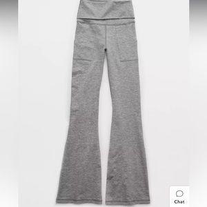 Aerie offline the hugger high waisted fold over flare leggings